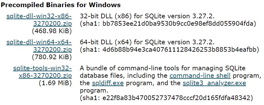 sqlite download
